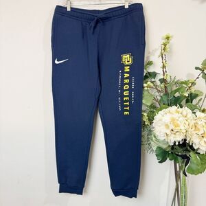 Nike Marquette Golden Eagles Joggers | XL | Navy Blue